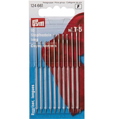 Prym stopnaalden lang staal nr 1-5